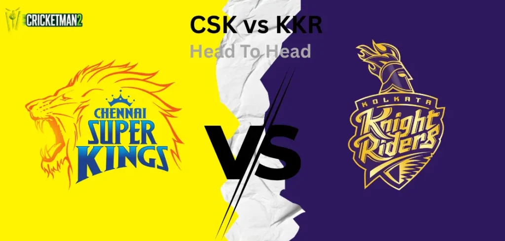 CSK vs KKR IPL 2026 match preview showing players in action at Chennai stadium
